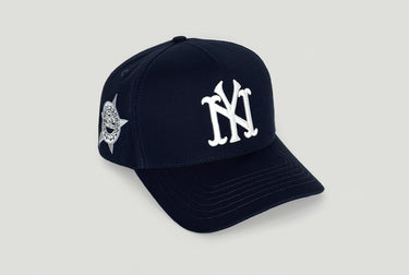 Turned Logos Yankees vs Mets