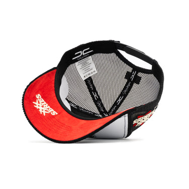 JC HATS - ROCK STAR WHITE/BLACK