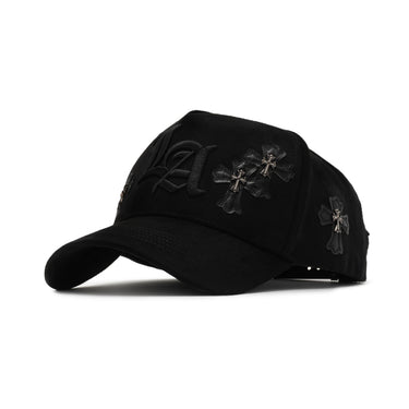 31 HATS - LA CHROME BLACK IN BLACK SILVER