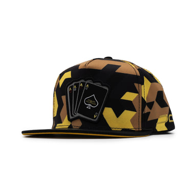 JC HATS CLASSIC - POKER CAMO YELLOW