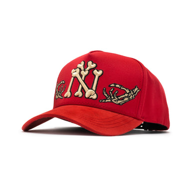 ACE HATS - NEW YORK HUESO RED