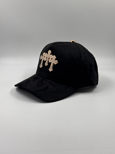 GC HATS CRYSTALS - CHROME GOLD