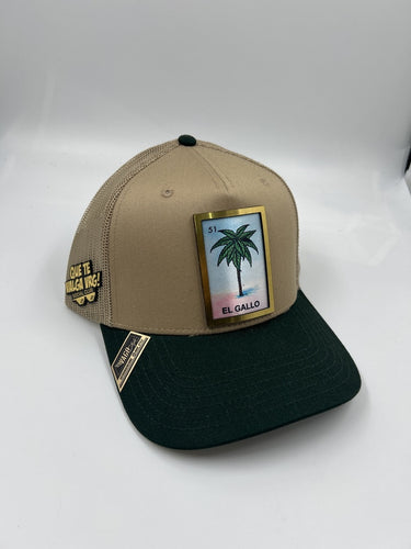 VAGO CAPS - PALMA EL GALLO CAFÃ‰/VERDE